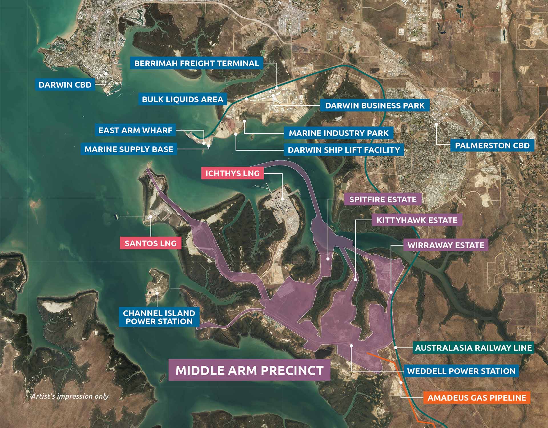 Map Middle Arm